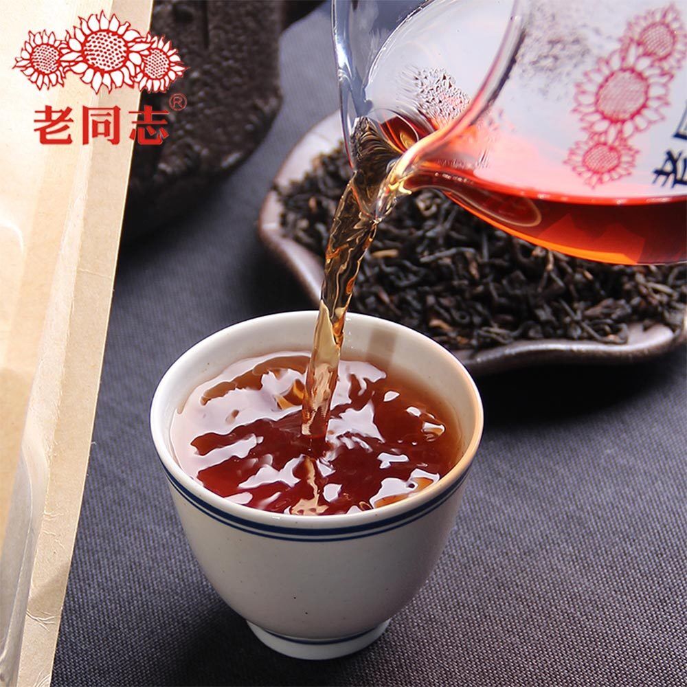 HelloYoung Haiwan 2018 Yunnan Pu Erh Ripe Pu Erh Weight Loose tea 500g