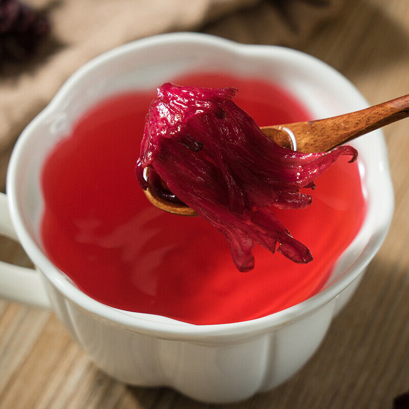 HelloYoung Dried Roselle Hibiscus Sabdariffa Floral & Herbal Tea Luo Shen Hua Flower 500g