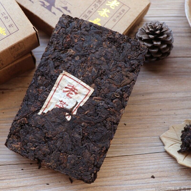 HelloYoung LAO CHA TOU ZHUAN * Qian Shan Ye Yunnan Puer Tea Brick Pu'er Tea 250g Ripe