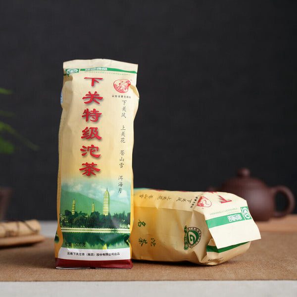 HelloYoung Xiaguan Te Ji Tuo Cha Original Pu-erh Tea Top-grade Puer Cha Green Tea 500g