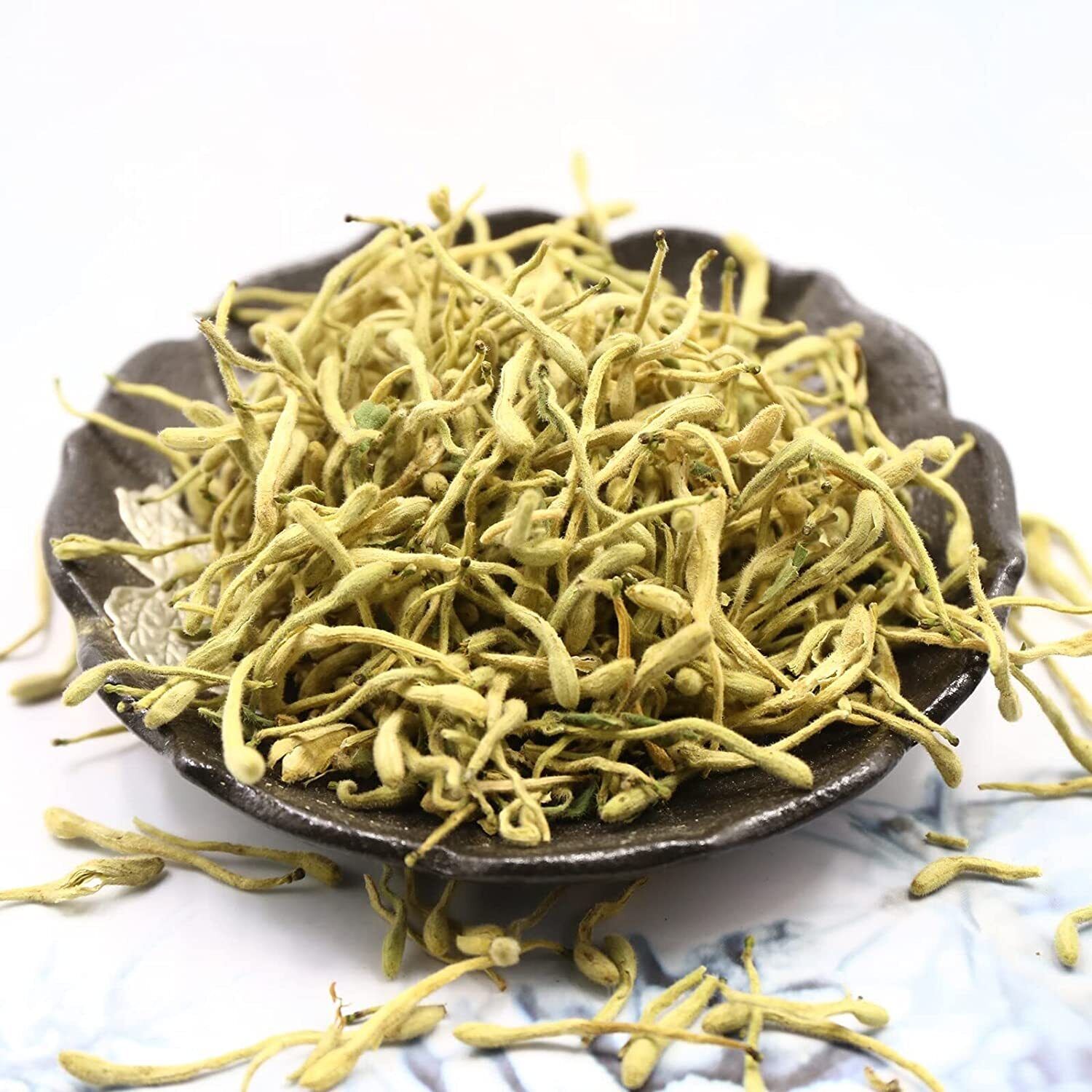 HelloYoung FullChea Natural Dried Honeysuckle - Jin Yin Hua Honeysuckle Tea 1.58oz/45g Secondary image