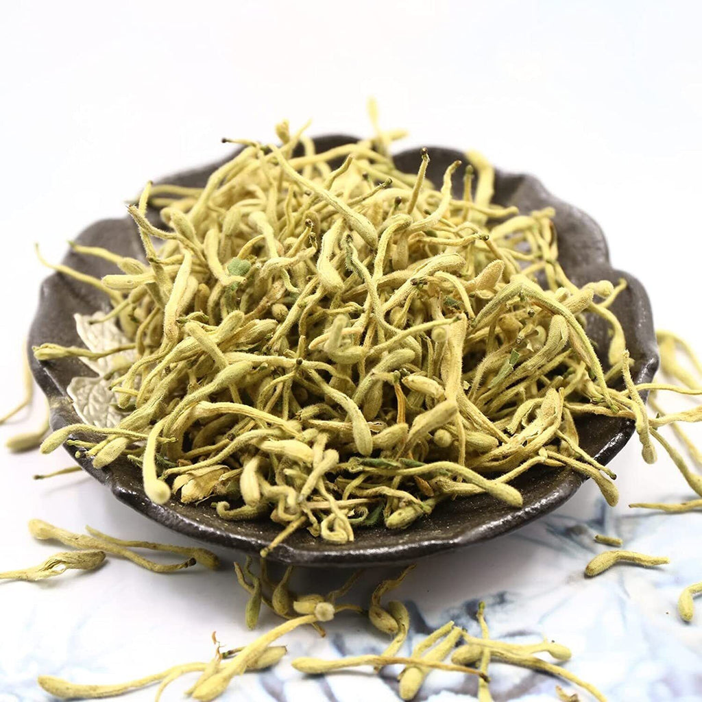 HelloYoung FullChea Natural Dried Honeysuckle - Jin Yin Hua Honeysuckle Tea 1.58oz/45g