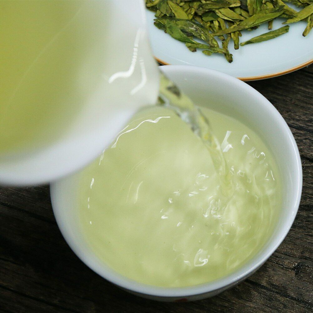 HelloYoung Xihu Longjing Chinese Green Tea 100g Dragon Well Green Tea Lung Ching