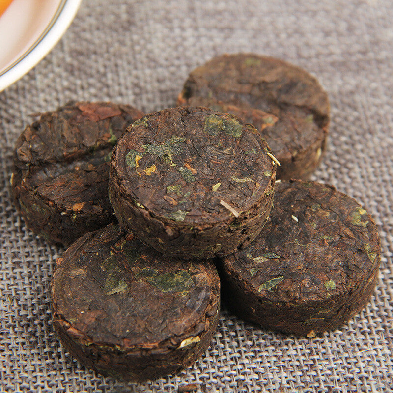 500g  Ecology Pu-erh Tea with Glutinous Rice Aroma, Ripe Puer Tea