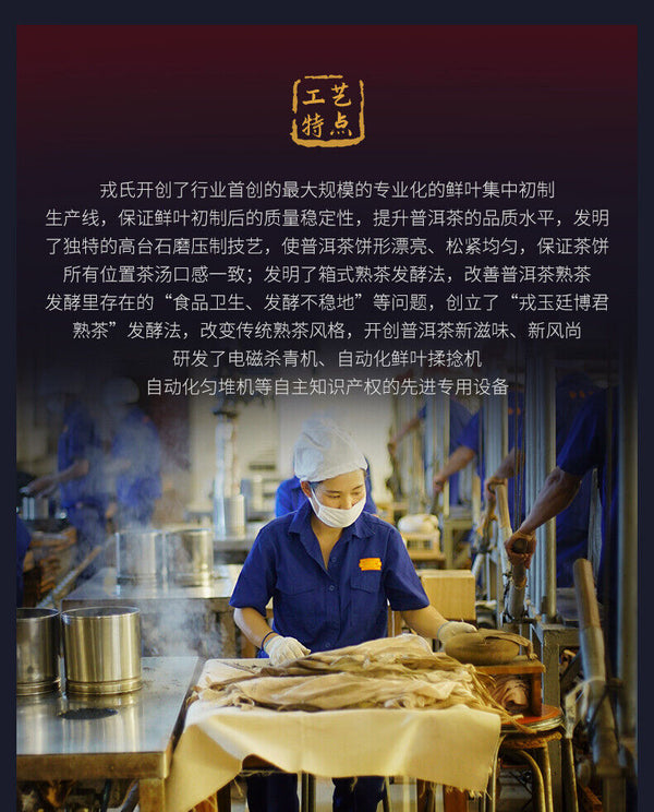 HelloYoung Mengku Rongshi Mu Ye Chun 3 Years Aged Ripe Pu-erh Tea Brick Puer 100g
