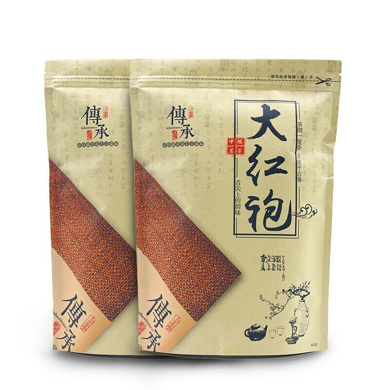 HelloYoung Da Hong Pao Tea Shuixian Wuyi Big Red Robe Oolong Tea Kraft Paper Bag 250g