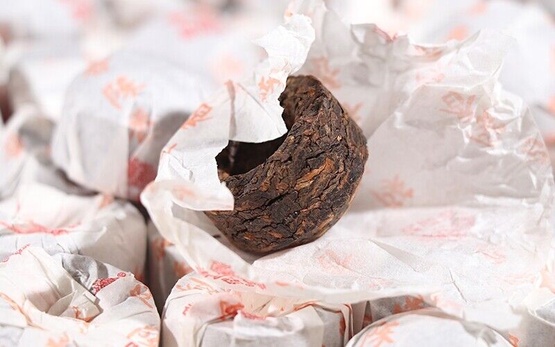HelloYoung Haiwan Old Comrade CHEN XIANG Premium Mini Tuo Cha Puer Pu-erh Tea Ripe Pu'er