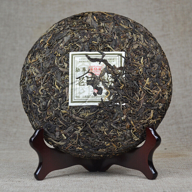 HelloYoung Mengku Rong's Mengku Old Tree Green Cake Pu'er Raw Tea Puer Aged 400g Secondary image