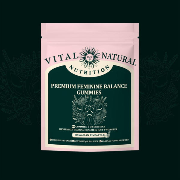 Premium Feminine Balance Gummies - for Women’s Health & Wellness 60 Gummies'