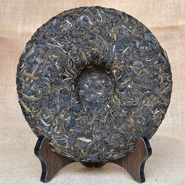 TemuTea 357g Pu'er Tea Raw Puer Tea  Lincang Tea Mengku Old Tree Tea District Qizi Cake