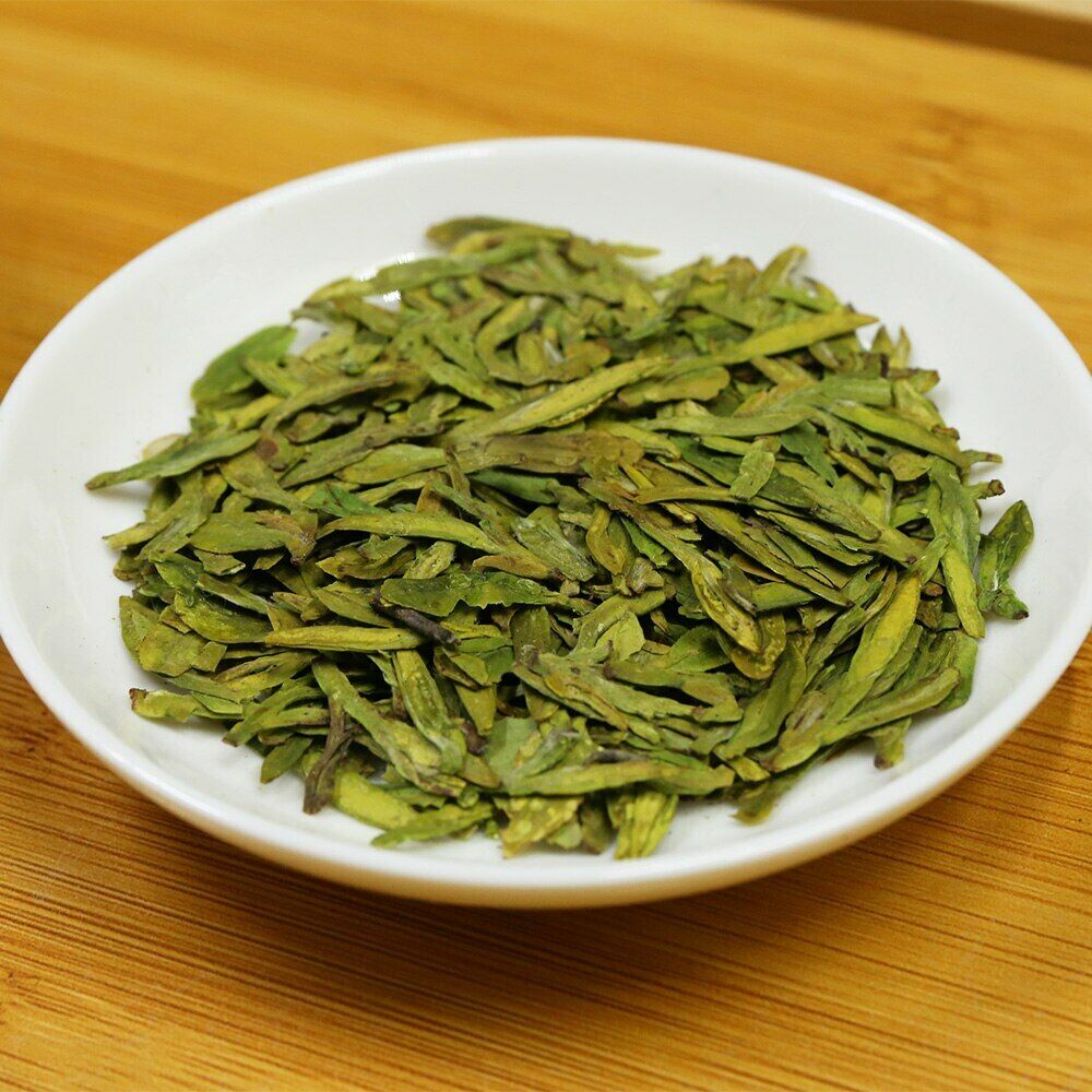 HelloYoung Chinese Xihu Dragon Well Long Jing Longjing Green Tea Lung Ching Tea 100g Secondary image