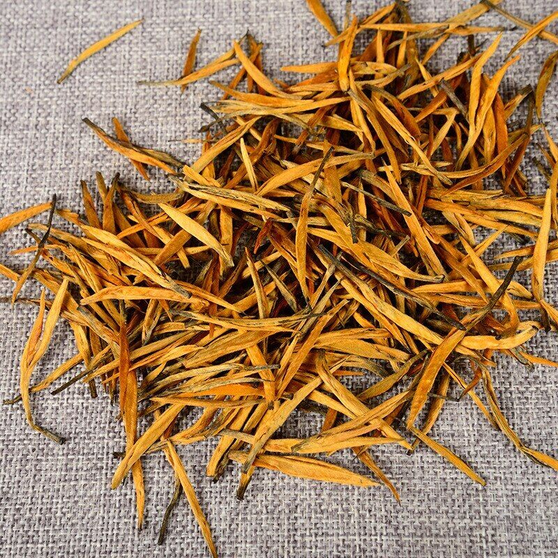 Golden Needle Large Tree Golden Buds Black Tea Yunnan DianHong Balck Tea Main image