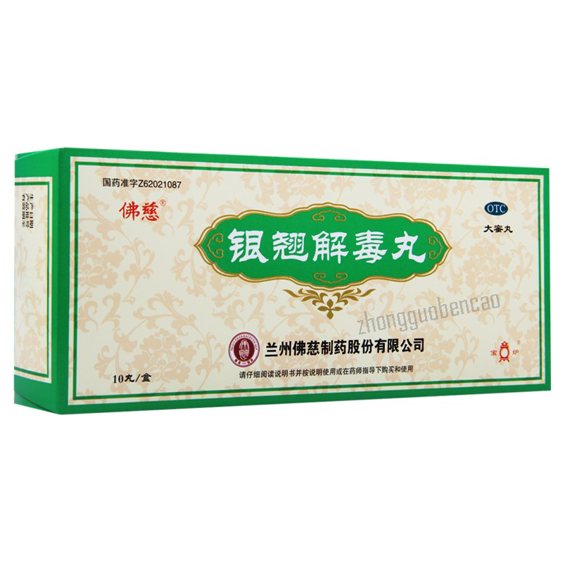 Fo Ci Yin Qiao Jie Du Wan Foci Yinqiaojieduwan佛慈银翘解毒丸 Main image