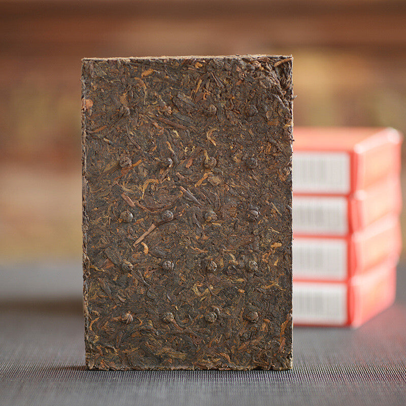 CHINATEA Brand Zunxiang 7581 Pu-erh Tea Brick  250g Zhongcha Ripe Puer Brick