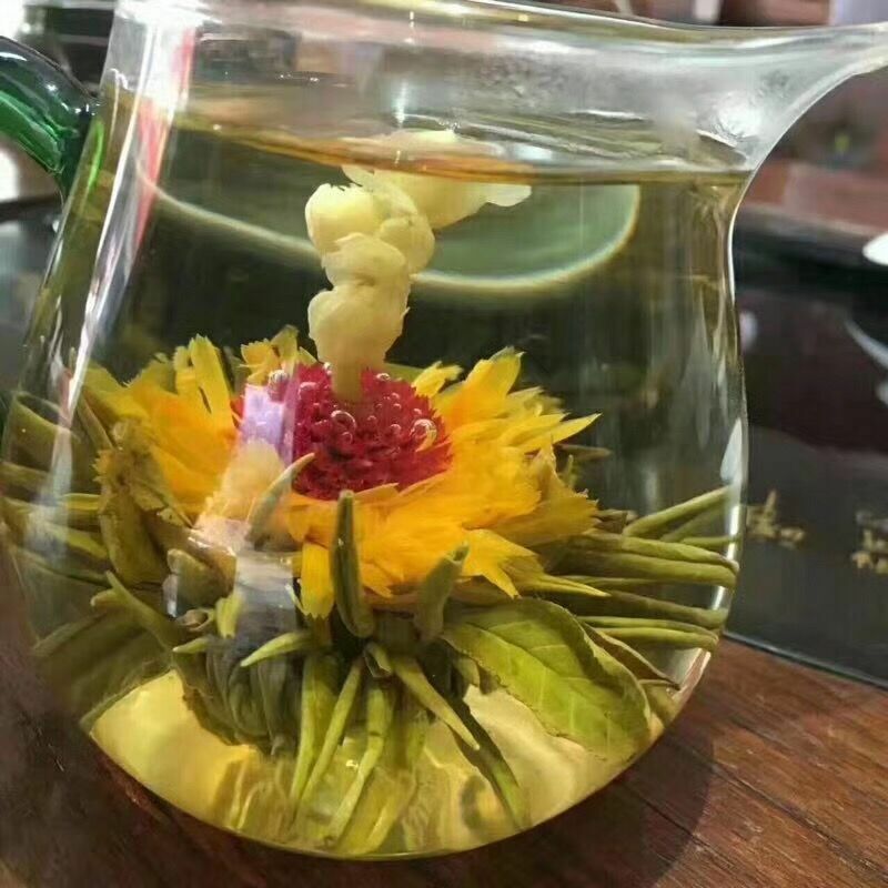 Blume Tee Blühende Tee Kugeln Blühende Tee 130g 16 Arten Handgemachte Blüte
