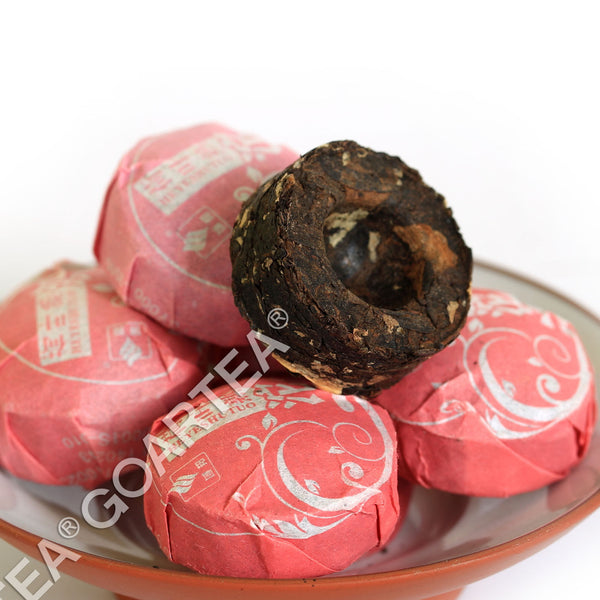 HelloYoung HELLOYOUNG yr Lotus Leaf Flavored Mini Ripe Cake Fitness Pu'er Pu erh Tea