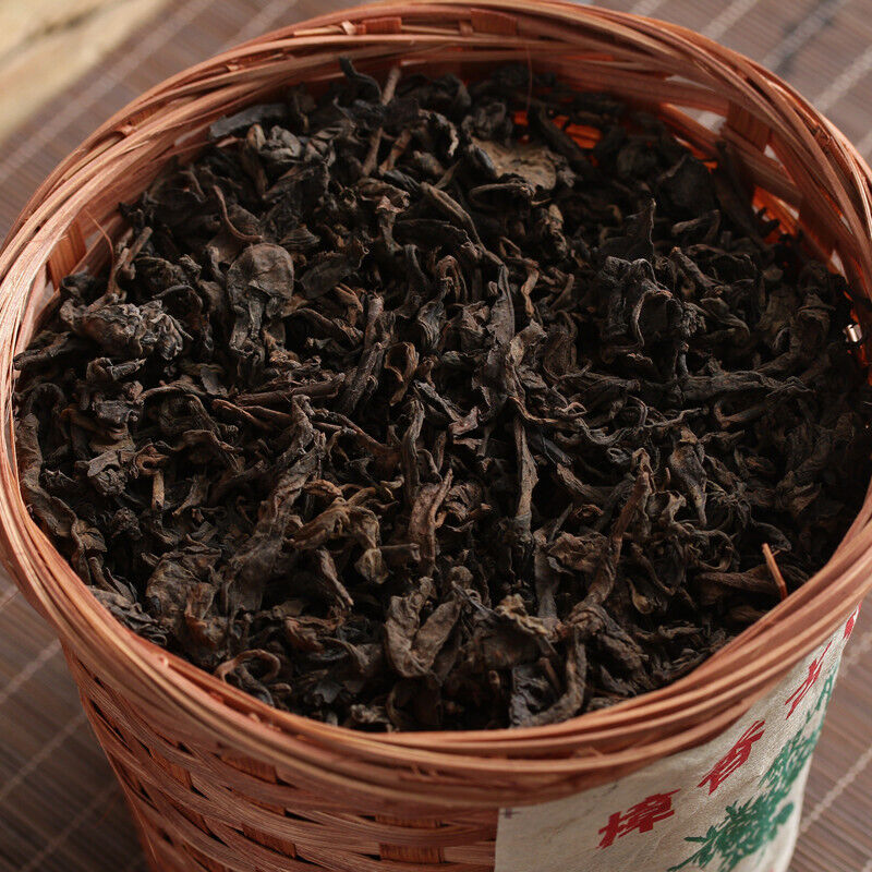 HelloYoung Yunnan Puerh Tea Zhang Xiang Ancient Tree Puer Loose Ripe Basket Pack 300g Secondary image