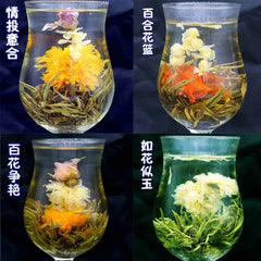 HelloYoung 16 Kinds of Flower Original Blooming Flower Tea Herbal Crafts Flowers Tea 130g
