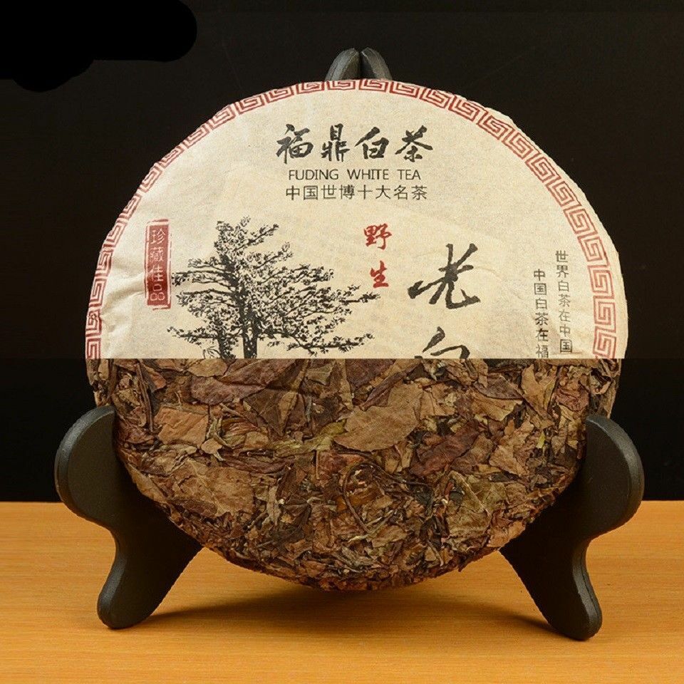 Fuding White Tea Cake 350g Organic Premium Aged Shou Mei Long Life Eyebrow Cake Secondary image