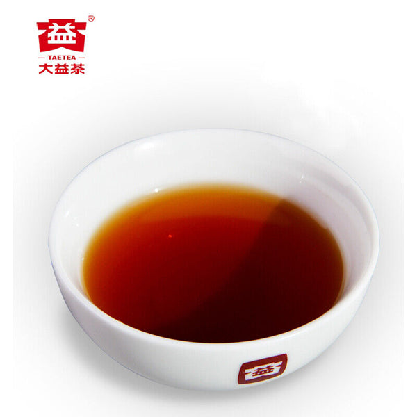 HelloYoung TAETEA 0532 * Yunnan Dayi Ripe Pu'er Tea Cake 357g High Grade 1601 Batch
