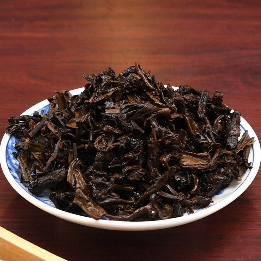 HelloYoung Zhongcha Liupao Dark Chinese Tea Dark Tea Loose Leaf 8003 Areca Aroma 250g