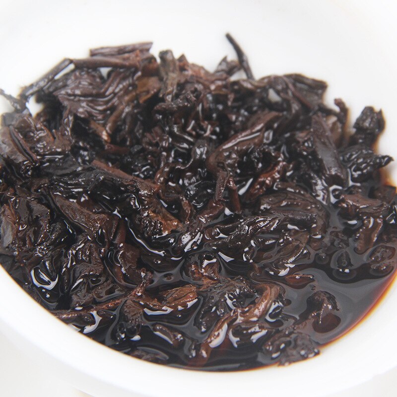 TemuTea 357g Golden Bud Ripe Puerh Tea Menghai Scent of Time Ripe Puer Tea