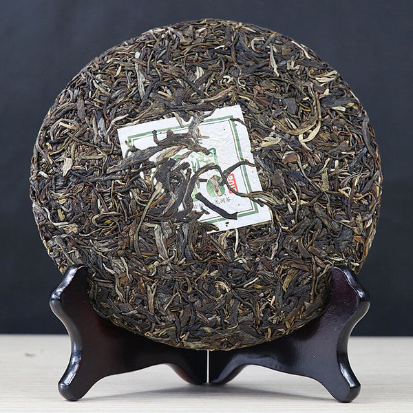 357g Ecology Longrun Pu-erh Tea Cake, Yunnan Unfermented Pu'er Tea