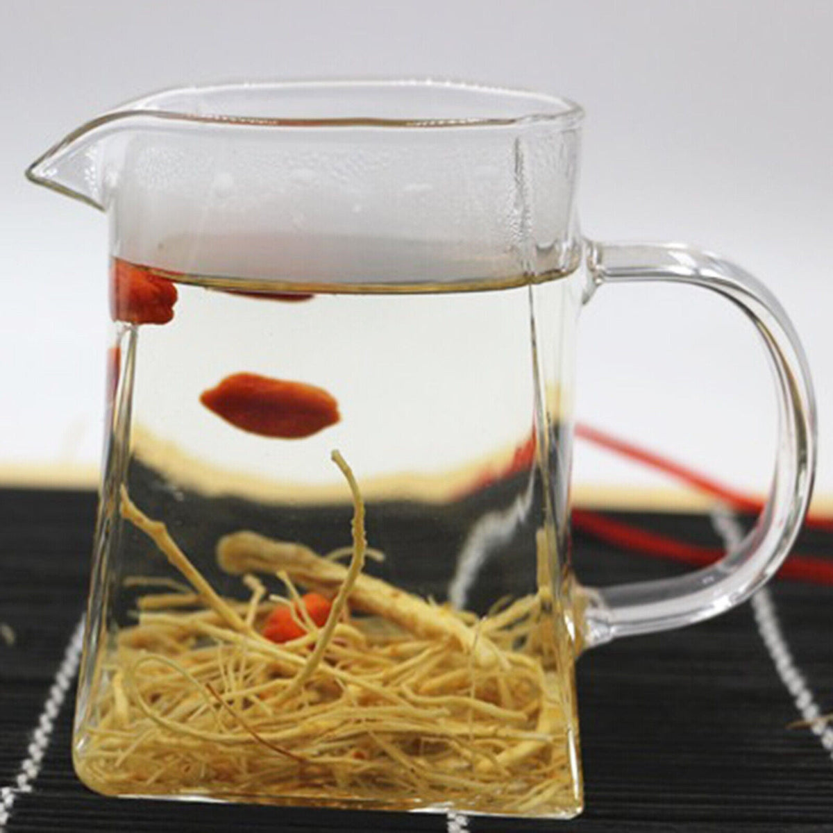 HelloYoung Healthy Herbal Tea Ginseng Root Naturally Dried Ginseng 人参须 白参须 散装生晒参须 人参须 250g