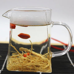 HelloYoung Healthy Herbal Tea Ginseng Root Naturally Dried Ginseng 人参须 白参须 散装生晒参须 人参须 250g