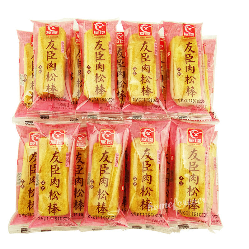 500g New Youchen Meat Floss Cakes Chinese Specialty Snack Food !!友臣肉松棒中国特产零食 Main image