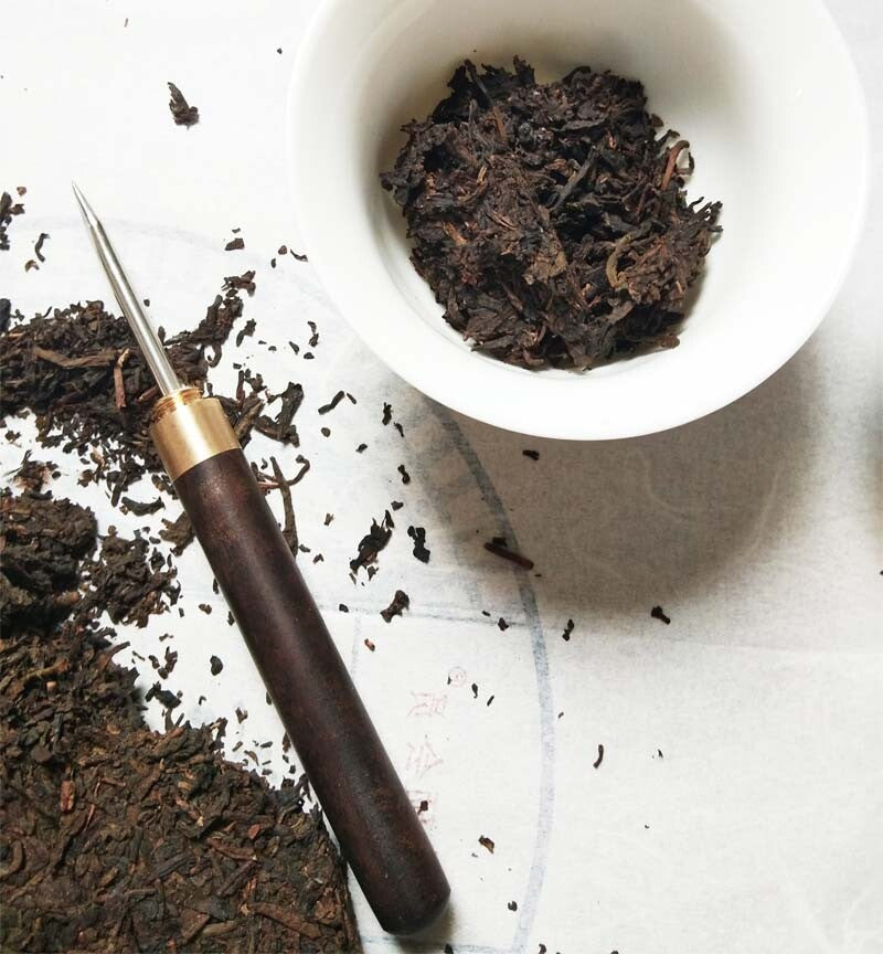 HelloYoung TeaWuzhou Liu Pao Tea Black Tea Aged Dark Tea Liubao Tea Cake Liu Bao HEI CHA 480g