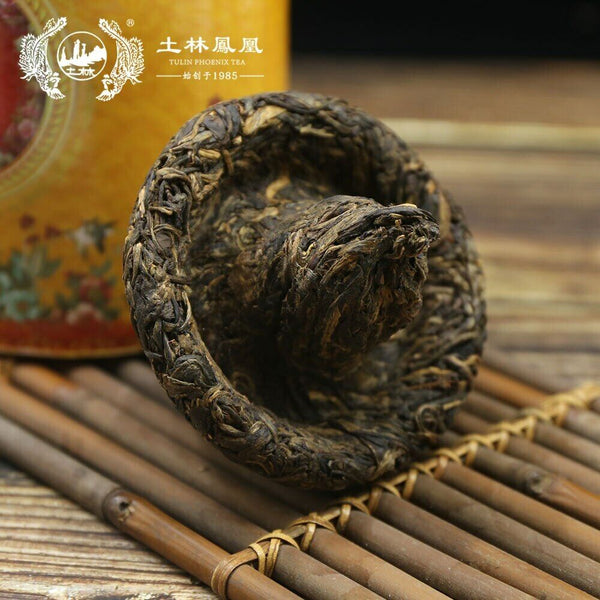HelloYoung TuLin Phoenix Yunnan Tuocha Tea "Ji Xiang" Mushroom Tuocha Shen Puerh 250g