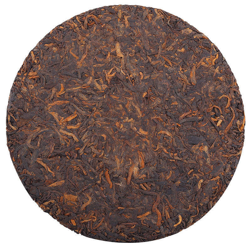357g Bulang Mountain Ripe Puerh Tea Cake Yunnan Ancient Tree Pu-erh Cooked Tea