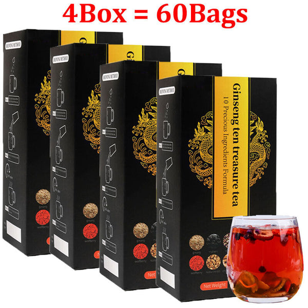 Ginseng Treasure Tea 10 Herbs Formula Medlar Premium