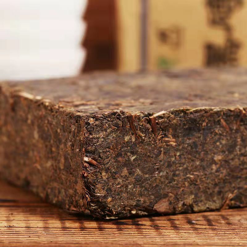 HelloYoung Anhua Hu Nan Baishaxi Hei Zhuan Cha Dark Tea Brick Tea Chinese Tea 400g