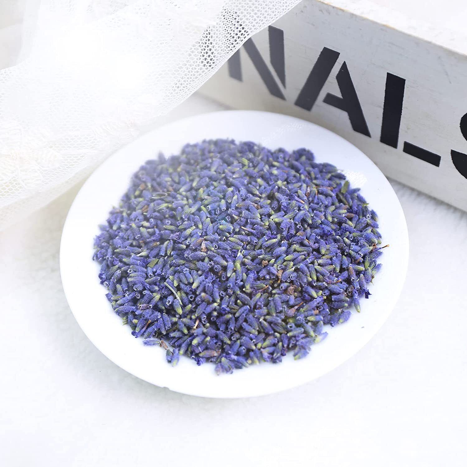 HelloYoung FullChea Dried Lavender Buds Flowers - 4oz/114g - Premium Food Grade Secondary image