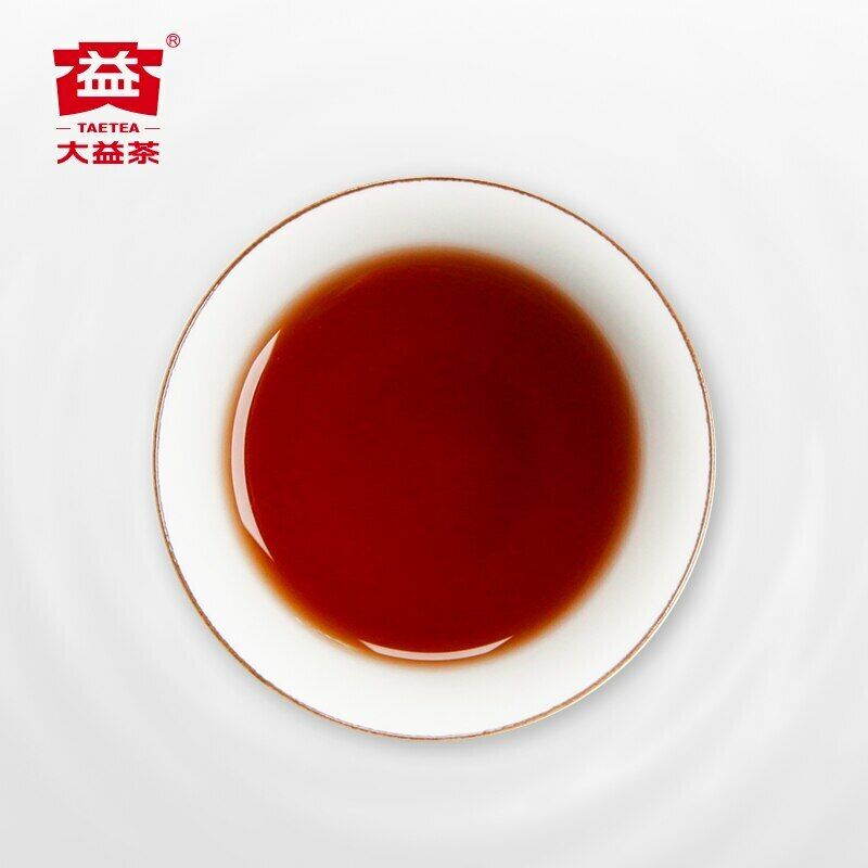 HelloYoung TAETEA Ripe Puer Tea Batch 2101 Dayi "Pu Zhi Wei" Shu Puerh Tea Cake 357g