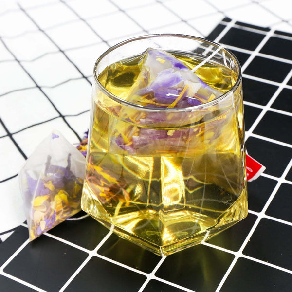 HelloYoung TEARELAE - 30 x 1g pcs Egyptian Lotus Flower Pyramid Tea Bags - Lotus Herbal Tea