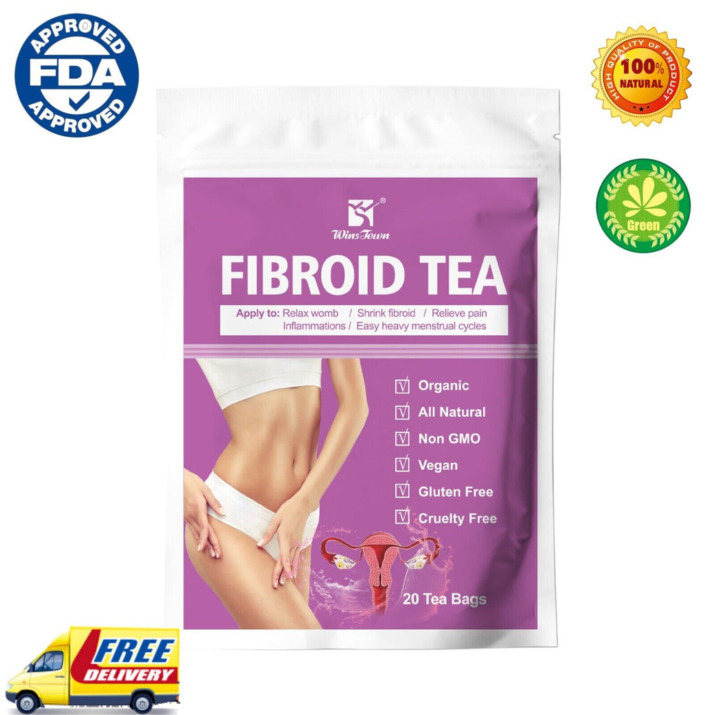 Fibroid Tea 100% Natural Relaxes Uterus Shrinks Fibroids Eases Pain 20 Tea Bag