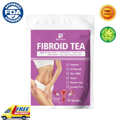 Fibroid Tea 100% Natural Relaxes Uterus Shrinks Fibroids Eases Pain 20 Tea Bag