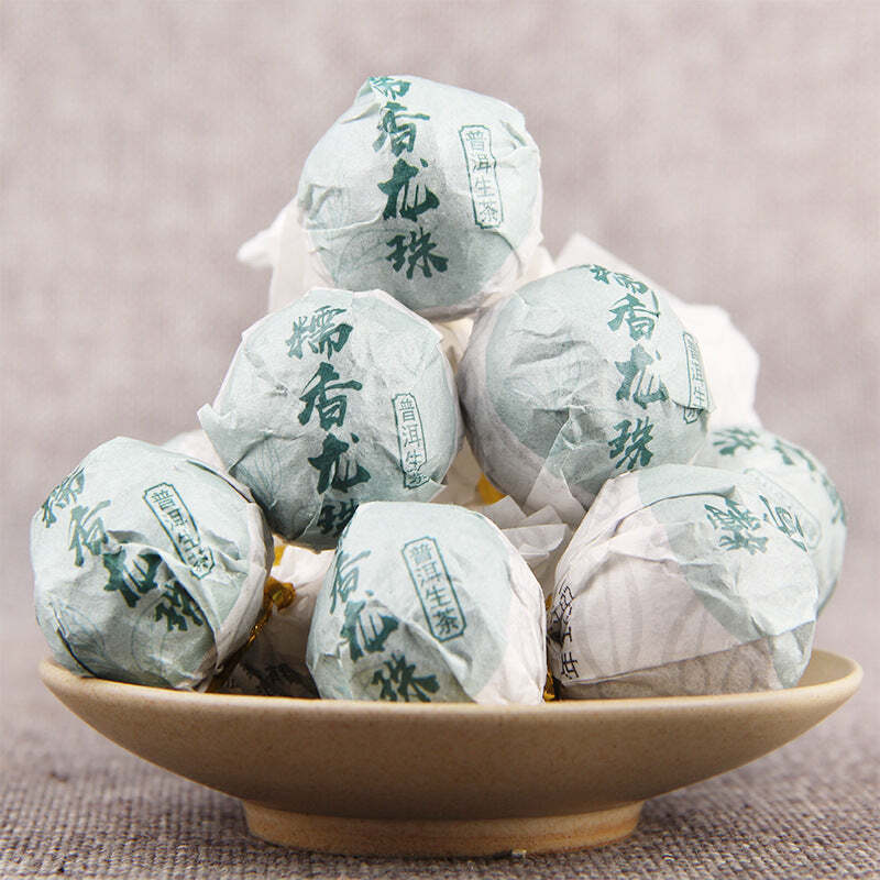 500g Yunnan Puerh Raw Tea Dragon Ball Pu-erh Shengcha Old Tree Pu'er Green Tea