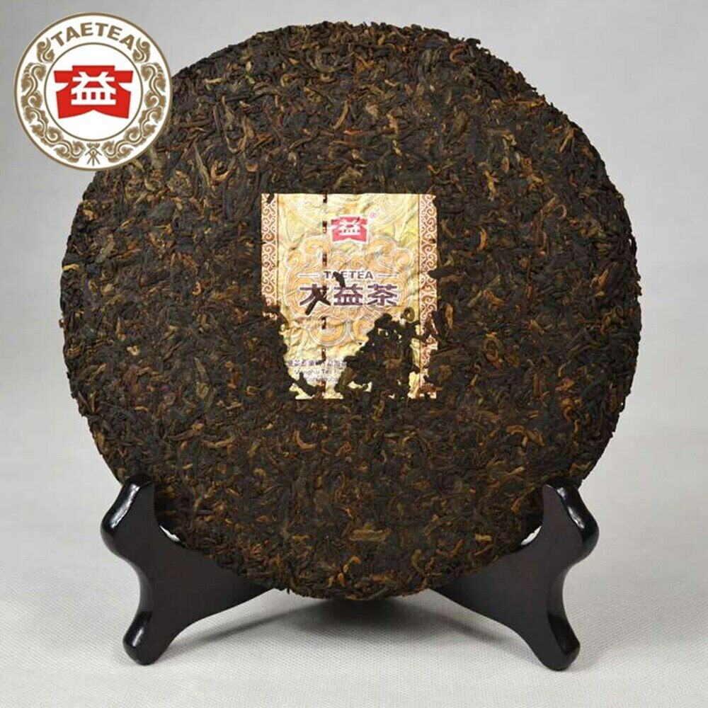 HelloYoung 357g Yunnan Menghai Dayi 7752 1601 Shu Pu Er Pu'er Tea Ripe Puer Tea Cake