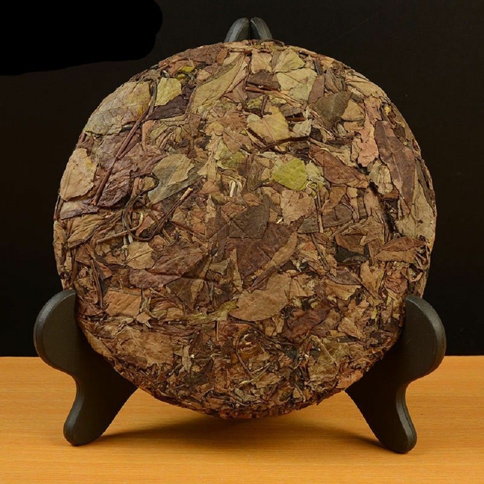 Fuding White Tea Cake Organic Premium Aged Shou Mei Long Life Eyebrow Cake 350g Secondary image
