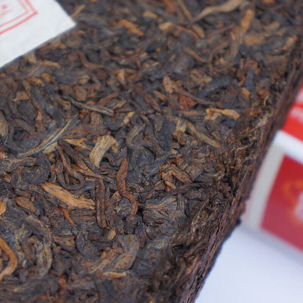 HelloYoung Haiwan Old Comrade Ripe Pu'er Tea Brick 250g Lao Tong Zhi 9988 Shu Puer Tea