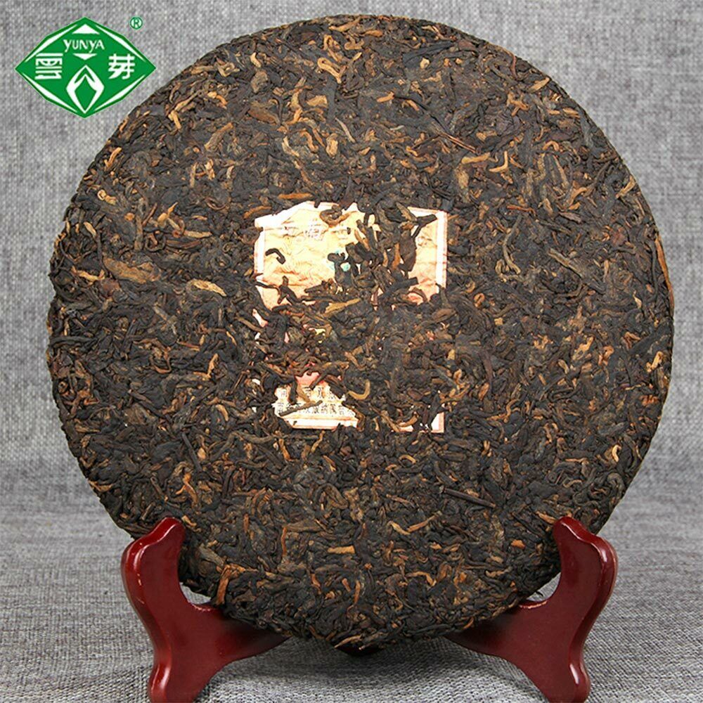 HelloYoung Puwen YUNYA Puer Ripe Pu-erh "Phoenx" Feng Bing Shu Puerh Tea Cake 400g Secondary image