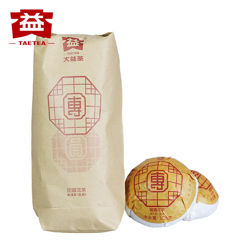 HelloYoung TAETEA Reunion Tuocha * MengHai Dayi Tuo Puer Pu'er Puerh Tea Raw 500g 1901