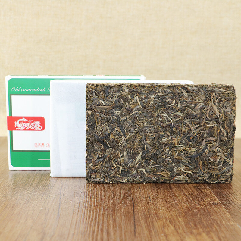 TemuTea 250g Haiwan Ancient Tree Pu-erh Tea Lao Tong Zhi Puer Tea Brick Main image