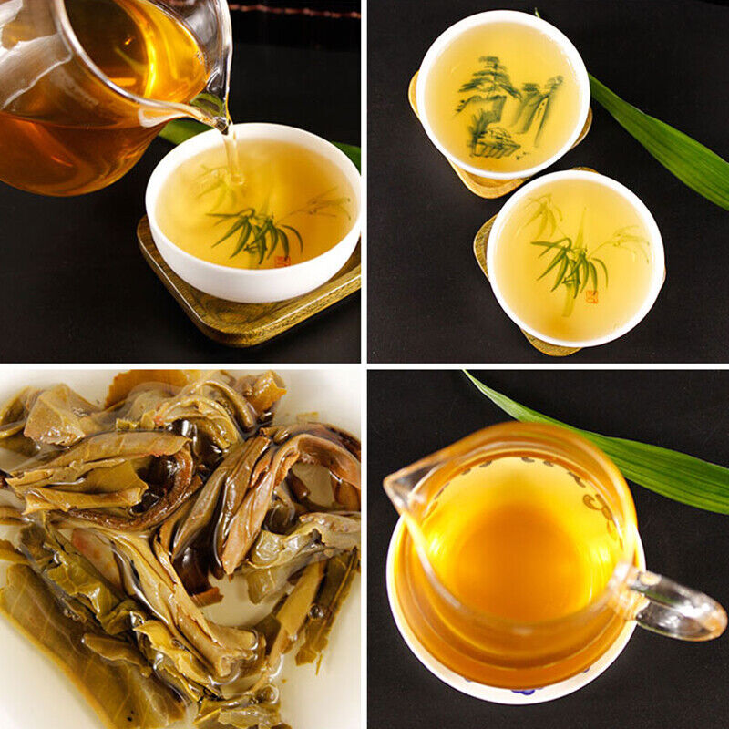 HelloYoung 357g Yunnan Longrun Pu-erh Tea Cake 816 Unfermented Pu'er Yr Puer Tea