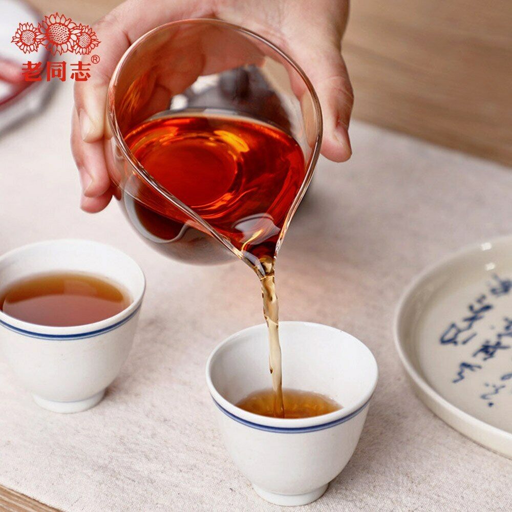 HelloYoung 2021 HaiWan 9978 (batch 211) Lao Tong Zhi Old Comrade Ripe Puer Tea Cake 357g