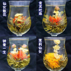 HelloYoung 130g 16 Kinds of Flower Aromatic Blooming Flower Tea Herbal Crafts Flowers Tea